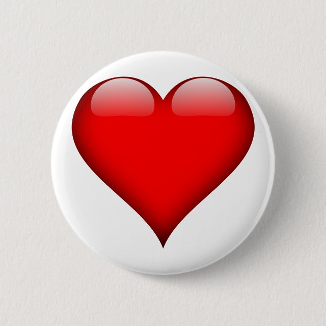 Red Heart Liebe Button (Vorderseite)