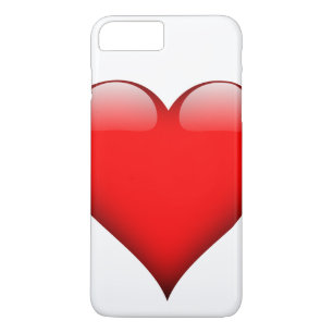 Red Heart Liebe iPhone 8 Plus/7 Plus Hülle