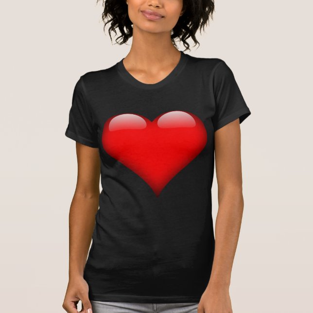 Red Heart Liebe T-Shirt (Vorderseite)
