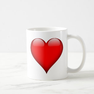 Red Heart Liebe Tasse