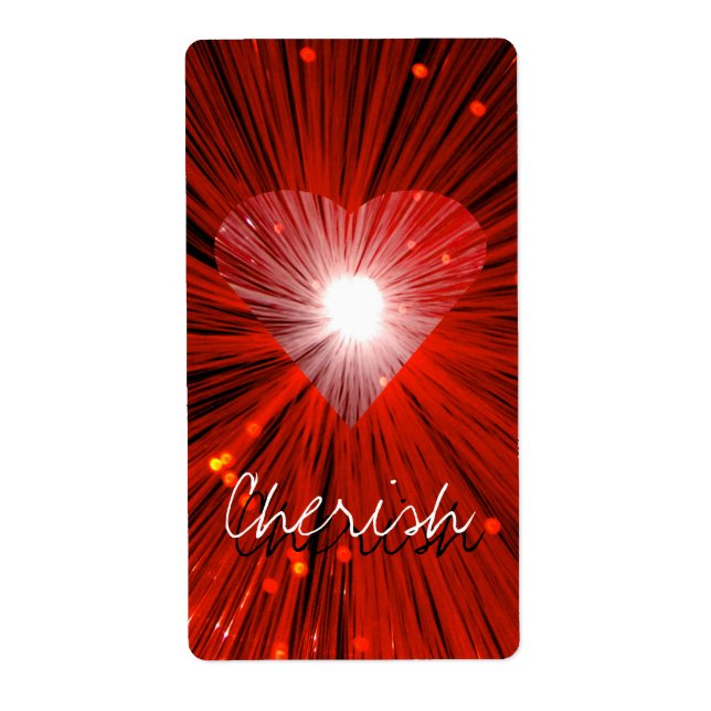 Red Heart 'Name' Label (Vorne)