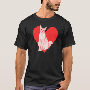 Red Heart Niedlich Pet Best Friend Balinese Javene T-Shirt