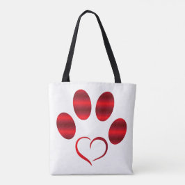 Red Heart Paw