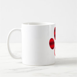 Red Heart Paw Tasse