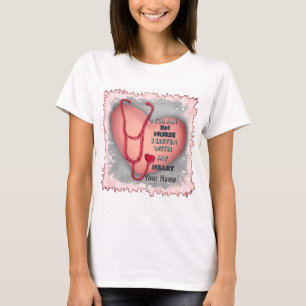 Red Heart RN Nurse T - Shirt