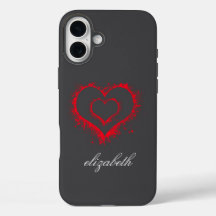 red heart shape colorful background personalized