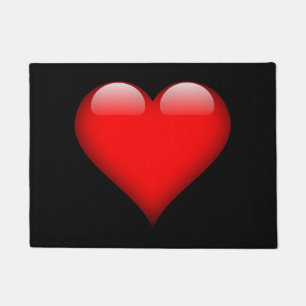 Red Heart Trendy Liebe Wedding Fußmatte