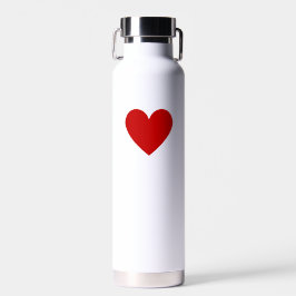 Red Heart Trinkflasche