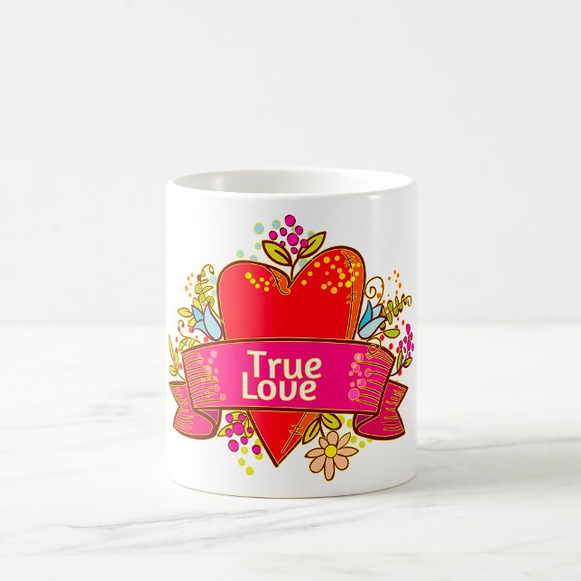 Red Heart True Love Kaffeetasse (Von Creator hochgeladen)