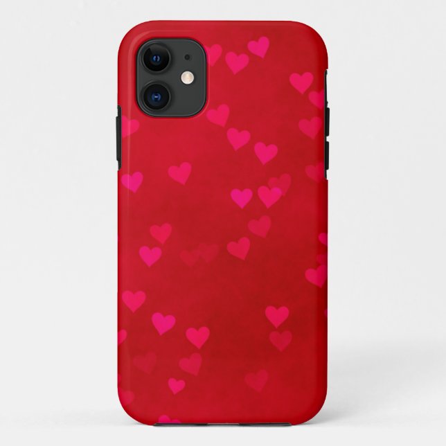 Red Hearts Case-Mate iPhone Hülle (Rückseite)