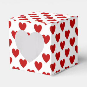 Red Hearts Geschenkschachtel