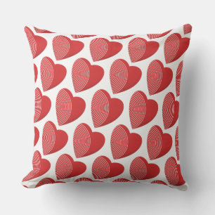 Red Hearts Kissen