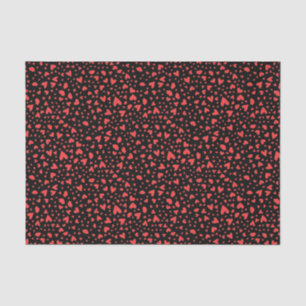 Red Hearts & Kisses Seidenpapier