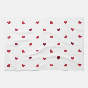 Red Hearts Küchentuch