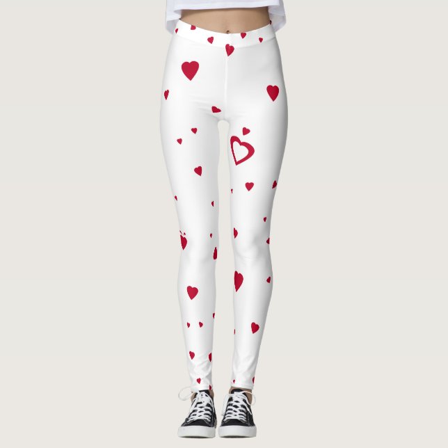 Red Hearts Leggings (Vorderseite)