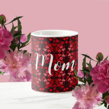 Red Hearts Liebe Personalisiert