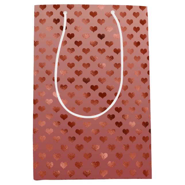 Red Hearts Mittlere Geschenktüte (Vorderseite)