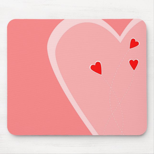 Red Hearts Mousepad (Vorne)