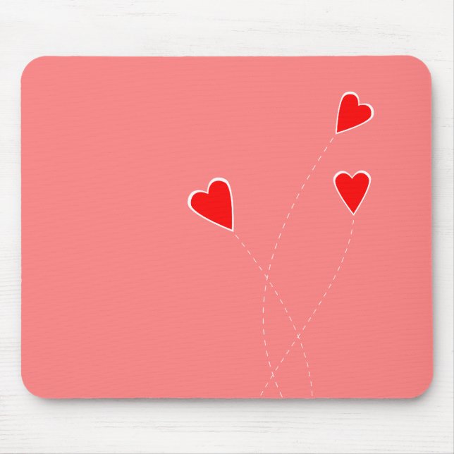 Red Hearts Mousepad (Vorne)