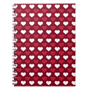 Red Hearts Notizblock