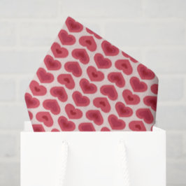 Red Hearts Pattern – Christmas & Valentine’s Day D Seidenpapier