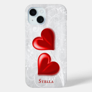 Red Hearts Personalisiert Case-Mate iPhone Hülle