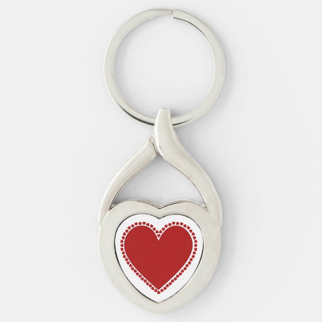 Red Hearts Schlüsselanhänger (Vorderseite)