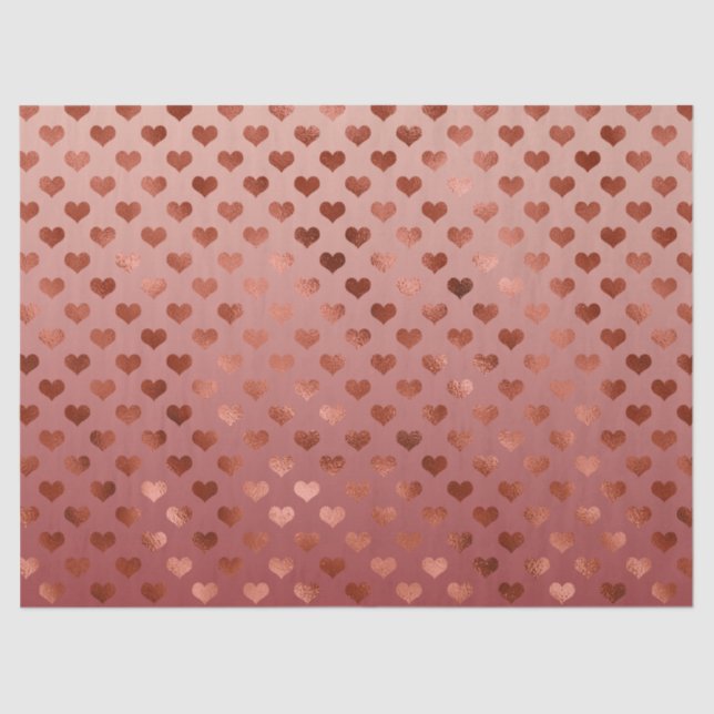 Red Hearts Seidenpapier (Vorderseite)