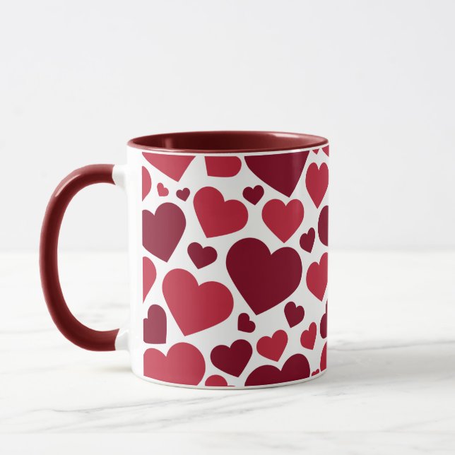 Red Hearts Tasse (Links)