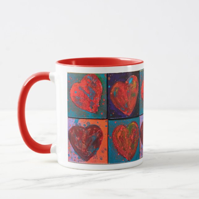 "Red Hearts" Tasse Getränke (Links)