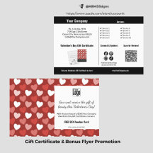 Red Hearts Valentine's Day Business Werbeaktion