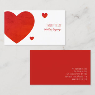 Red Hearts Visitenkarte