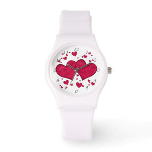 Red Hearts Watch Armbanduhr