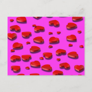 Red Heats 3D Postkarte