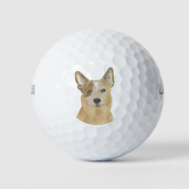 Red Heeler Australian Cattledog Golfball