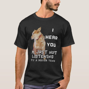 Red Heeler Hunde Besitzer Rinder Liebhaber Hund I  T-Shirt
