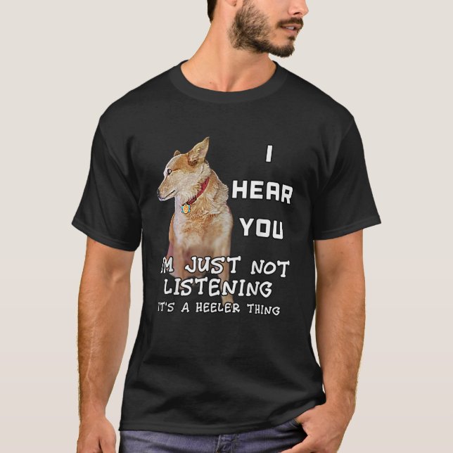 Red Heeler Hunde Besitzer Rinder Liebhaber Hund I  T-Shirt (Vorderseite)