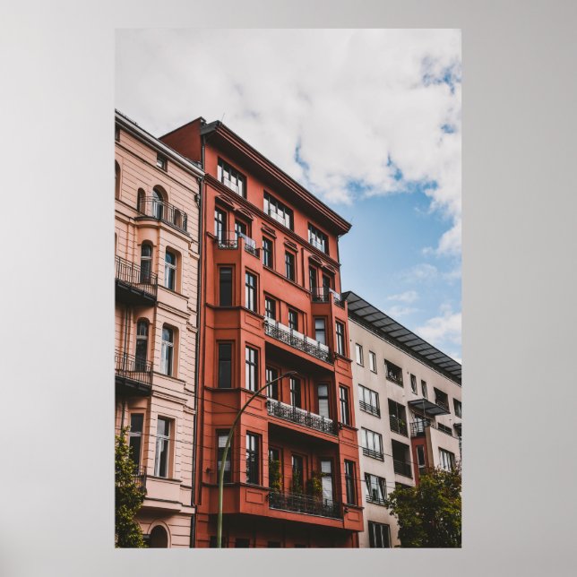 RED HIGSE RISE GEBÄUDE POSTER (Vorne)