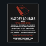 Red History Book, History Coursing Advertising Flyer<br><div class="desc">Red History Book,  History Course Werbung Flyer durch den Business Card Store.</div>