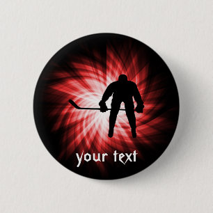 Red Hockey Button