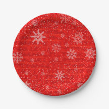 Red Holiday Snowflake
