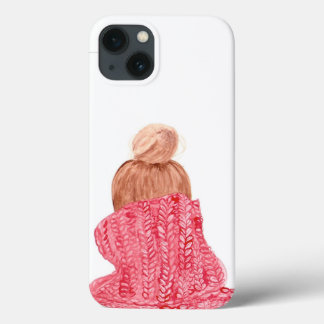 Red Holiday/Winter Sweater iPhone Case