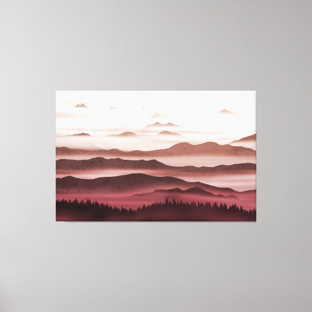 Red Horizons Leinwanddruck (Vorderseite)