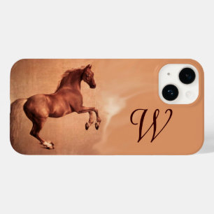 RED HORSE Parchment Monogram Case-Mate iPhone 14 Hülle