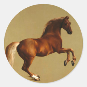 RED HORSE RUNDER AUFKLEBER