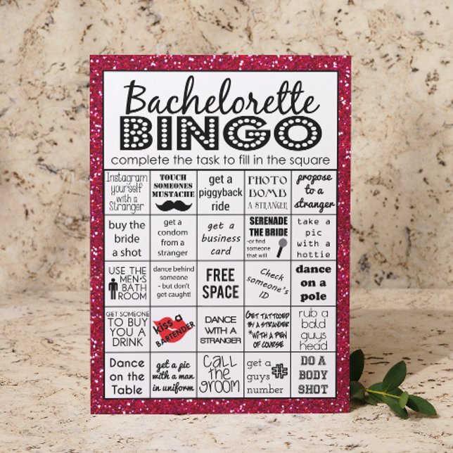 Red Hot Bachelorette Bingo, Party Game, Challenge Einladung (Von Creator hochgeladen)