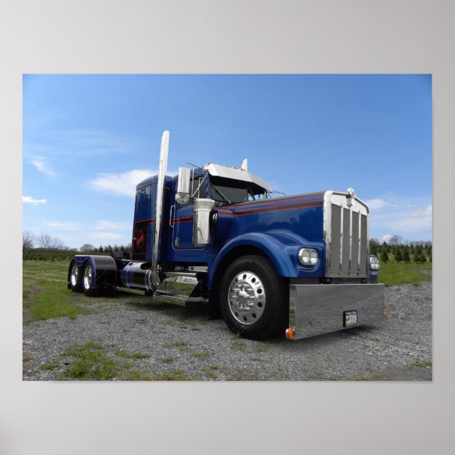 "Red Hot & Blue" Kenworth A Model Poster (Vorne)