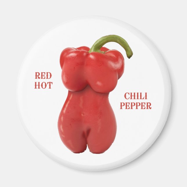Red Hot Chili Pepper Magnet (Vorne)