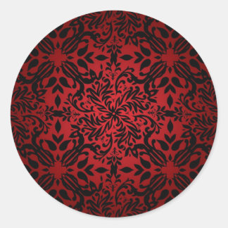Red Hot Classic Runder Aufkleber