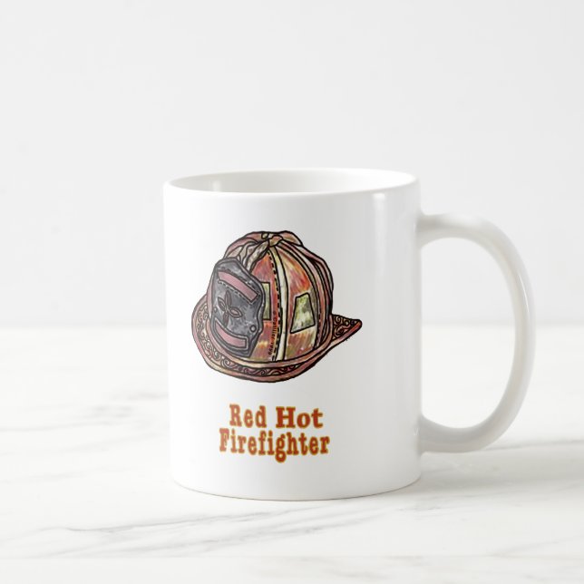 Red Hot Firefighter Kaffeetasse (Rechts)